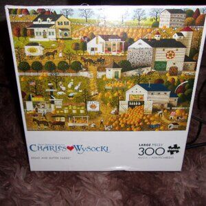 Buffalo Games Charles Wysocki  Bread and Butter Farms 300 Piece Jigsaw Puzzle